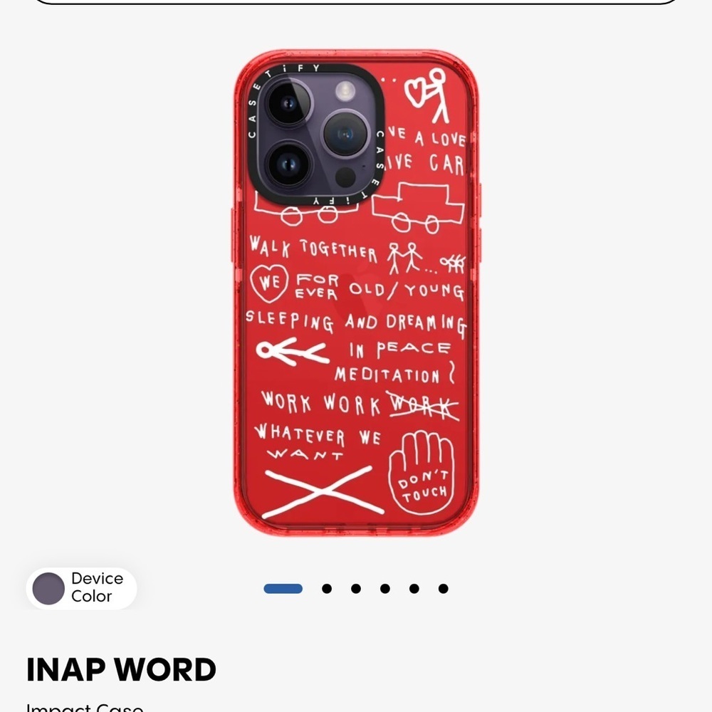 iPhone 14 Pro Casetify INAP WORD Impact Case